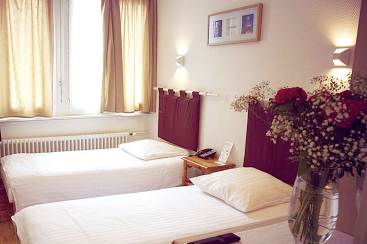 Chambre de l'hôtel Le Prince à Genève